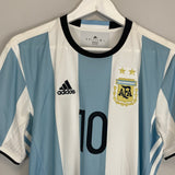 Shop 2016/17 ARGENTINA MESSI #10 HOME SHIRT (M) ADIDAS, classic football shirts, vintage football shirts & retro soccer jerseys at Cult Kits