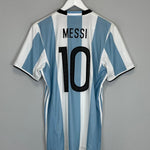 Shop 2016/17 ARGENTINA MESSI #10 HOME SHIRT (M) ADIDAS, classic football shirts, vintage football shirts & retro soccer jerseys at Cult Kits