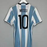 Shop 2016/17 ARGENTINA MESSI #10 HOME SHIRT (M) ADIDAS, classic football shirts, vintage football shirts & retro soccer jerseys at Cult Kits