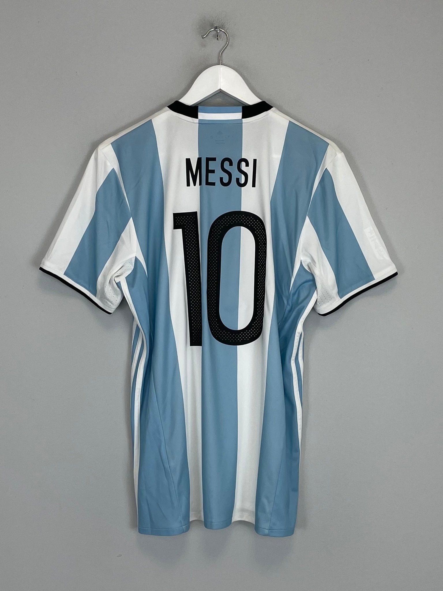 Shop 2016/17 ARGENTINA MESSI #10 HOME SHIRT (M) ADIDAS, classic football shirts, vintage football shirts & retro soccer jerseys at Cult Kits