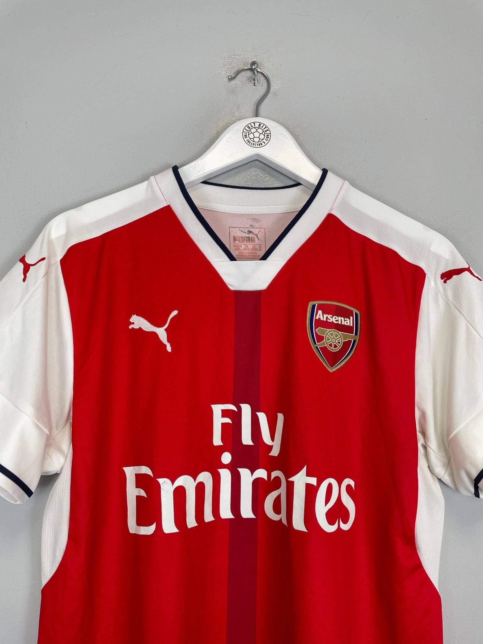 Shop 2016/17 ARSENAL HOME SHIRT (M) PUMA, classic football shirts, vintage football shirts & retro soccer jerseys at Cult Kits