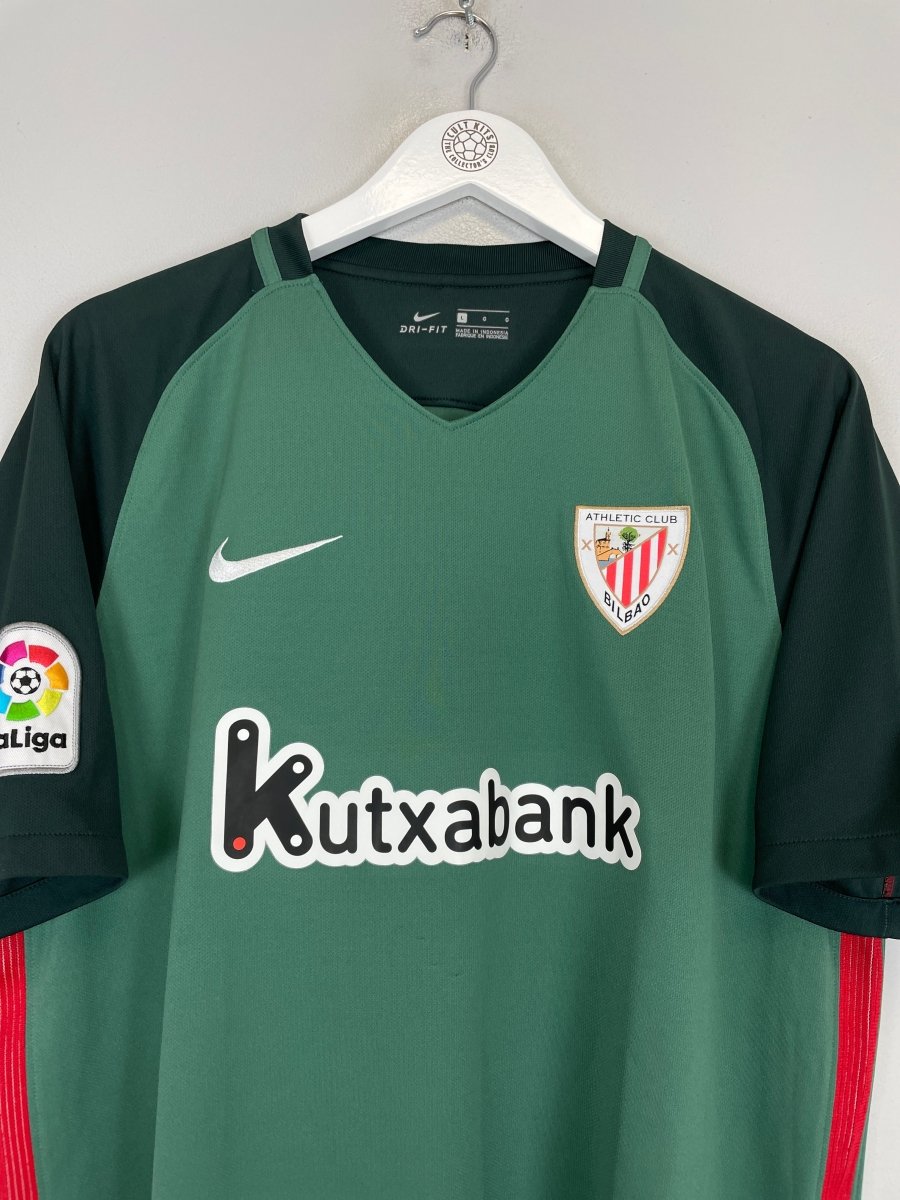 2016/17 ATHLETIC BILBAO AWAY SHIRT (L) NIKE - Cult Kits - Large - Buy Vintage Football Shirts, Authentic Retro Football Shirts For Sale, Classic Football Shirts & Soccer Jersey