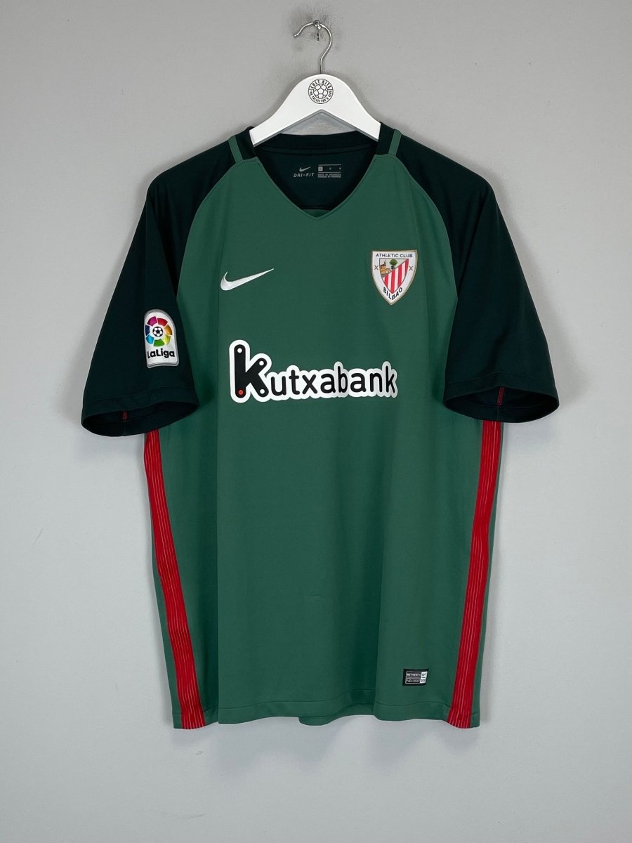 2016/17 ATHLETIC BILBAO AWAY SHIRT (L) NIKE - Cult Kits - Large - Buy Vintage Football Shirts, Authentic Retro Football Shirts For Sale, Classic Football Shirts & Soccer Jersey