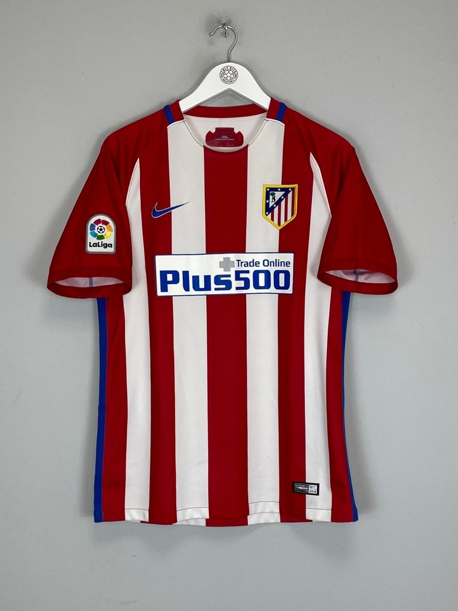 2016/17 ATLETICO MADRID HOME SHIRT (M) NIKE - Cult Kits - Medium - Buy Vintage Football Shirts, Authentic Retro Football Shirts For Sale, Classic Football Shirts & Soccer Jersey