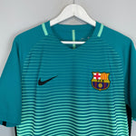 Shop 2016/17 BARCELONA *AUTHENTIC* AWAY SHIRT (L) NIKE, classic football shirts, vintage football shirts & retro soccer jerseys at Cult Kits