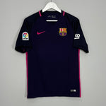Shop 2016/17 BARCELONA MESSI #10 AWAY SHIRT (S) NIKE, classic football shirts, vintage football shirts & retro soccer jerseys at Cult Kits
