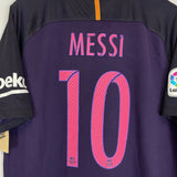 Shop 2016/17 BARCELONA MESSI #10 *BNWT* AWAY SHIRT (L) NIKE, classic football shirts, vintage football shirts & retro soccer jerseys at Cult Kits