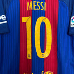 Shop 2016/17 BARCELONA MESSI #10 HOME SHIRT (L) NIKE, classic football shirts, vintage football shirts & retro soccer jerseys at Cult Kits