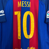 Shop 2016/17 BARCELONA MESSI #10 HOME SHIRT (L) NIKE, classic football shirts, vintage football shirts & retro soccer jerseys at Cult Kits