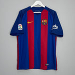 Shop 2016/17 BARCELONA MESSI #10 HOME SHIRT (L) NIKE, classic football shirts, vintage football shirts & retro soccer jerseys at Cult Kits
