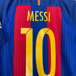 Shop 2016/17 BARCELONA MESSI #10 HOME SHIRT (M) NIKE, classic football shirts, vintage football shirts & retro soccer jerseys at Cult Kits