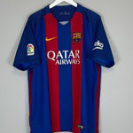 2016/17 BARCELONA MESSI 10 HOME SHIRT (XL) NIKE - Cult Kits - XL - Buy Vintage Football Shirts, Authentic Retro Football Shirts For Sale, Classic Football Shirts & Soccer Jersey