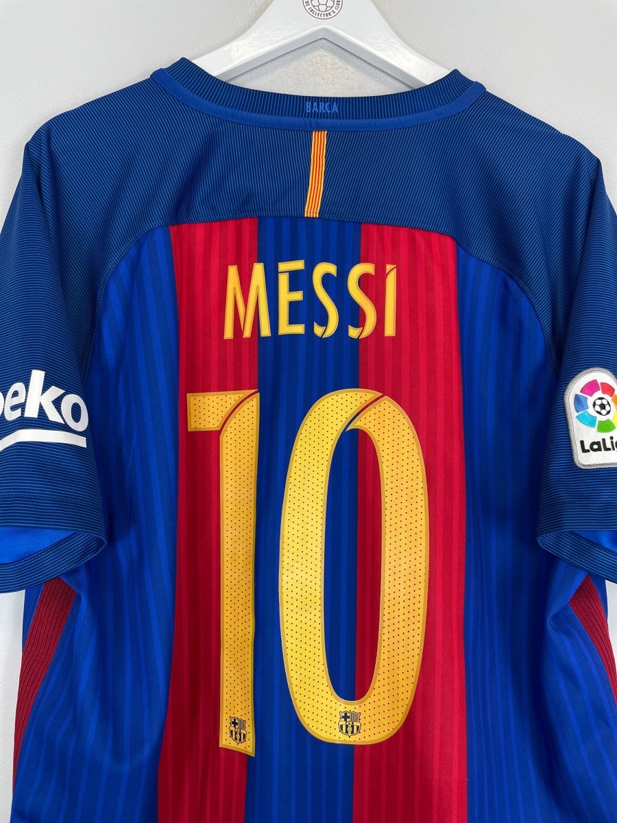 2016/17 BARCELONA MESSI 10 HOME SHIRT (XL) NIKE - Cult Kits - XL - Buy Vintage Football Shirts, Authentic Retro Football Shirts For Sale, Classic Football Shirts & Soccer Jersey