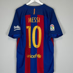 2016/17 BARCELONA MESSI 10 HOME SHIRT (XL) NIKE - Cult Kits - XL - Buy Vintage Football Shirts, Authentic Retro Football Shirts For Sale, Classic Football Shirts & Soccer Jersey
