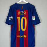 2016/17 BARCELONA MESSI 10 HOME SHIRT (XL) NIKE - Cult Kits - XL - Buy Vintage Football Shirts, Authentic Retro Football Shirts For Sale, Classic Football Shirts & Soccer Jersey