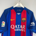 2016/17 BARCELONA MESSI 10 HOME SHIRT (XL) NIKE - Cult Kits - XL - Buy Vintage Football Shirts, Authentic Retro Football Shirts For Sale, Classic Football Shirts & Soccer Jersey