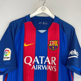 2016/17 BARCELONA MESSI 10 HOME SHIRT (XL) NIKE - Cult Kits - XL - Buy Vintage Football Shirts, Authentic Retro Football Shirts For Sale, Classic Football Shirts & Soccer Jersey