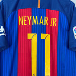 Shop 2016/17 BARCELONA NEYMAR JR #11 HOME SHIRT (L) NIKE, classic football shirts, vintage football shirts & retro soccer jerseys at Cult Kits