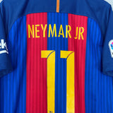 Shop 2016/17 BARCELONA NEYMAR JR #11 HOME SHIRT (L) NIKE, classic football shirts, vintage football shirts & retro soccer jerseys at Cult Kits