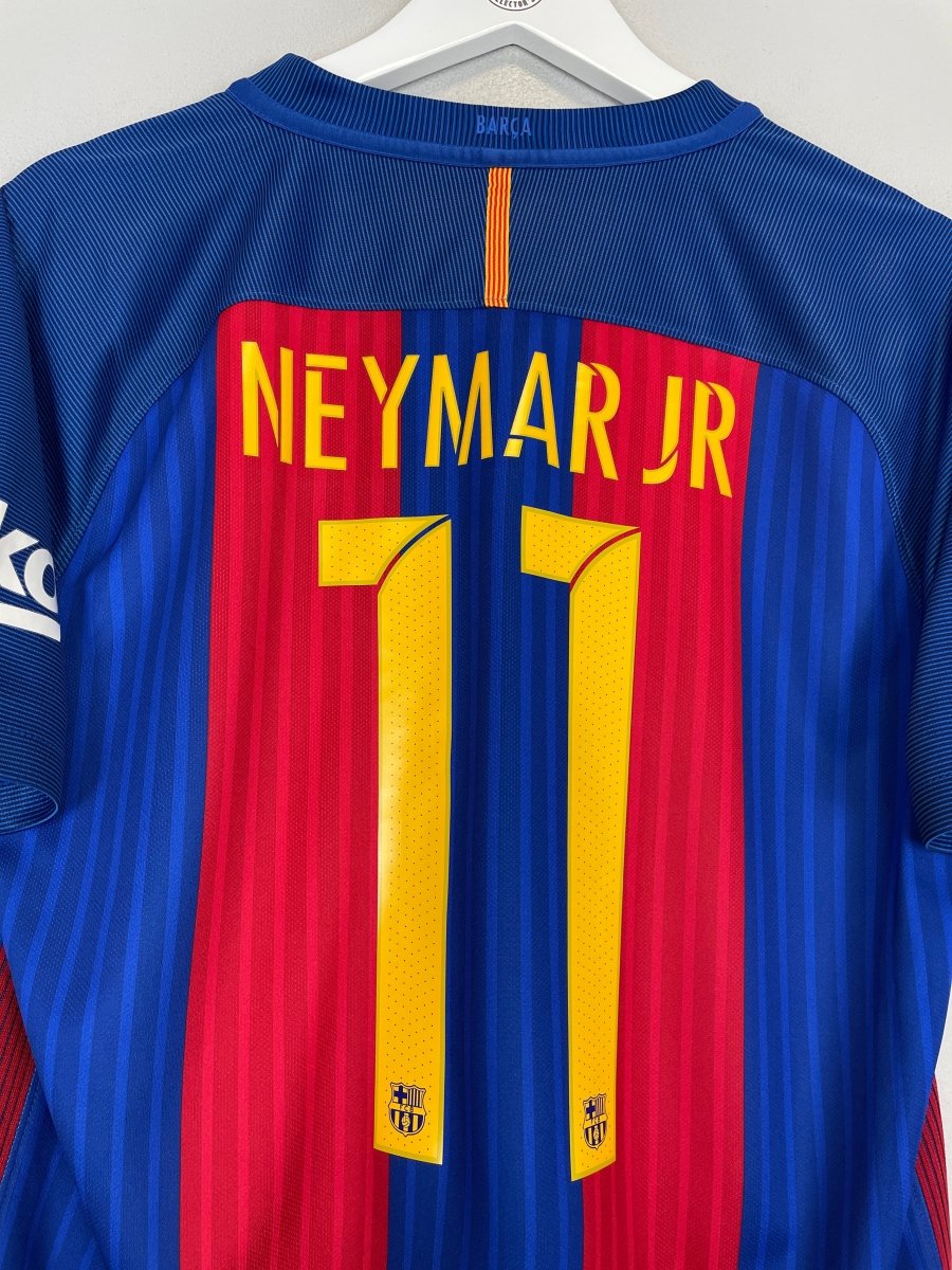 2016/17 BARCELONA NEYMAR JR 11 HOME SHIRT (M) NIKE - Cult Kits - Medium - Buy Vintage Football Shirts, Authentic Retro Football Shirts For Sale, Classic Football Shirts & Soccer Jersey