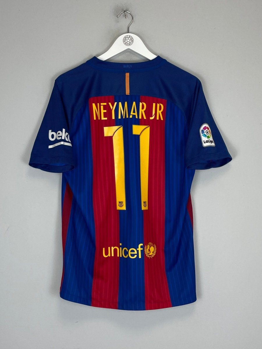 2016/17 BARCELONA NEYMAR JR 11 HOME SHIRT (M) NIKE - Cult Kits - Medium - Buy Vintage Football Shirts, Authentic Retro Football Shirts For Sale, Classic Football Shirts & Soccer Jersey