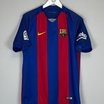2016/17 BARCELONA NEYMAR JR 11 HOME SHIRT (M) NIKE - Cult Kits - Medium - Buy Vintage Football Shirts, Authentic Retro Football Shirts For Sale, Classic Football Shirts & Soccer Jersey