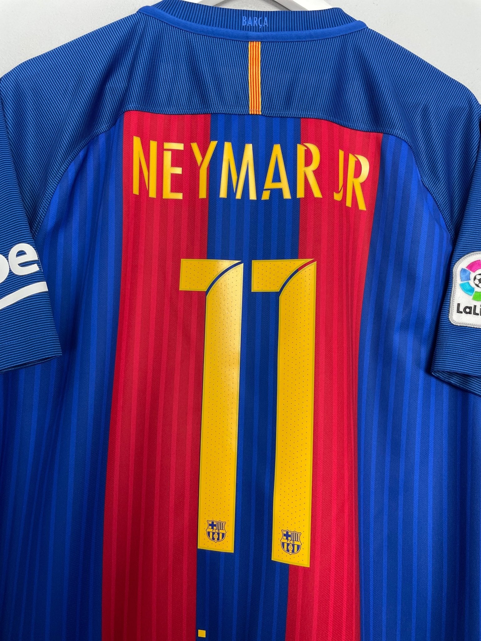 FC Barcelona NEYMAR JR 11シャツ M 2014-15 Barcelona Home Shirt Neymar Jr #11 (M)