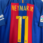 Shop 2016/17 BARCELONA NEYMAR JR #11 HOME SHIRT (XL) NIKE, classic football shirts, vintage football shirts & retro soccer jerseys at Cult Kits