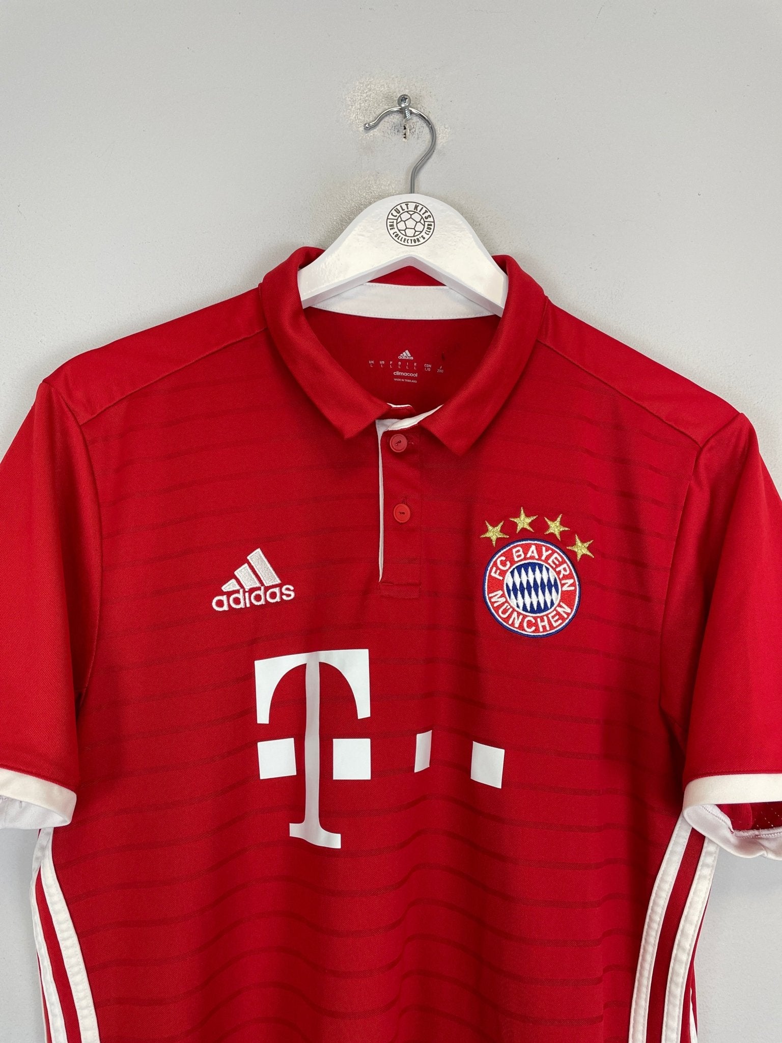 Shop 2016/17 BAYERN MUNICH ALONSO #14 HOME SHIRT (L) ADIDAS, classic football shirts, vintage football shirts & retro soccer jerseys at Cult Kits