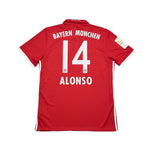 Buy 2016/17 Bayern Munich Alonso 14 Home Shirt (M) Adidas ~ Free worldwide shipping available ~ Authentic Vintage Football Shirts from Cult Kits