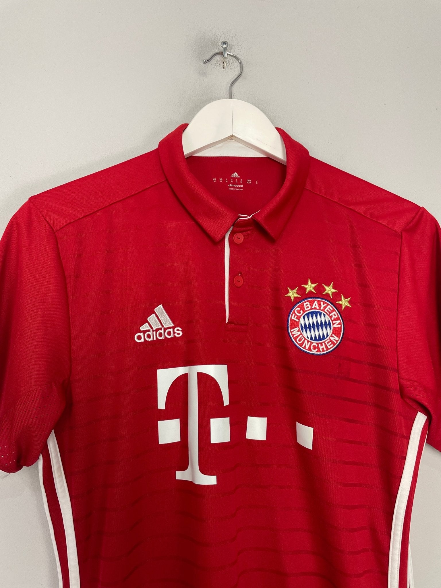 Shop 2016/17 BAYERN MUNICH HOME SHIRT (M) ADIDAS, classic football shirts, vintage football shirts & retro soccer jerseys at Cult Kits