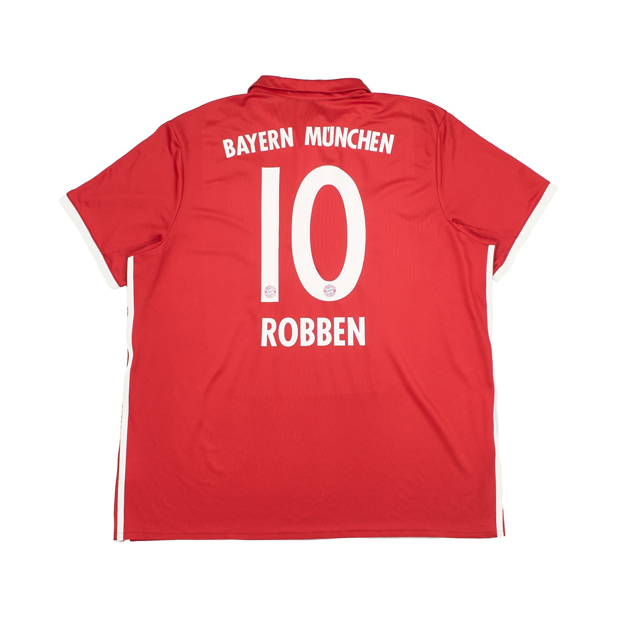 Buy 2016/17 Bayern Munich Robben 10 Home Shirt (XXL) Adidas ~ Free worldwide shipping ~ Authentic Vintage Football Shirts from Cult Kits
