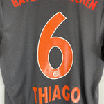 2016/17 BAYERN MUNICH THIAGO 6 AWAY SHIRT (M) ADIDAS - Cult Kits - Medium - Buy Vintage Football Shirts, Authentic Retro Football Shirts For Sale, Classic Football Shirts & Soccer Jersey