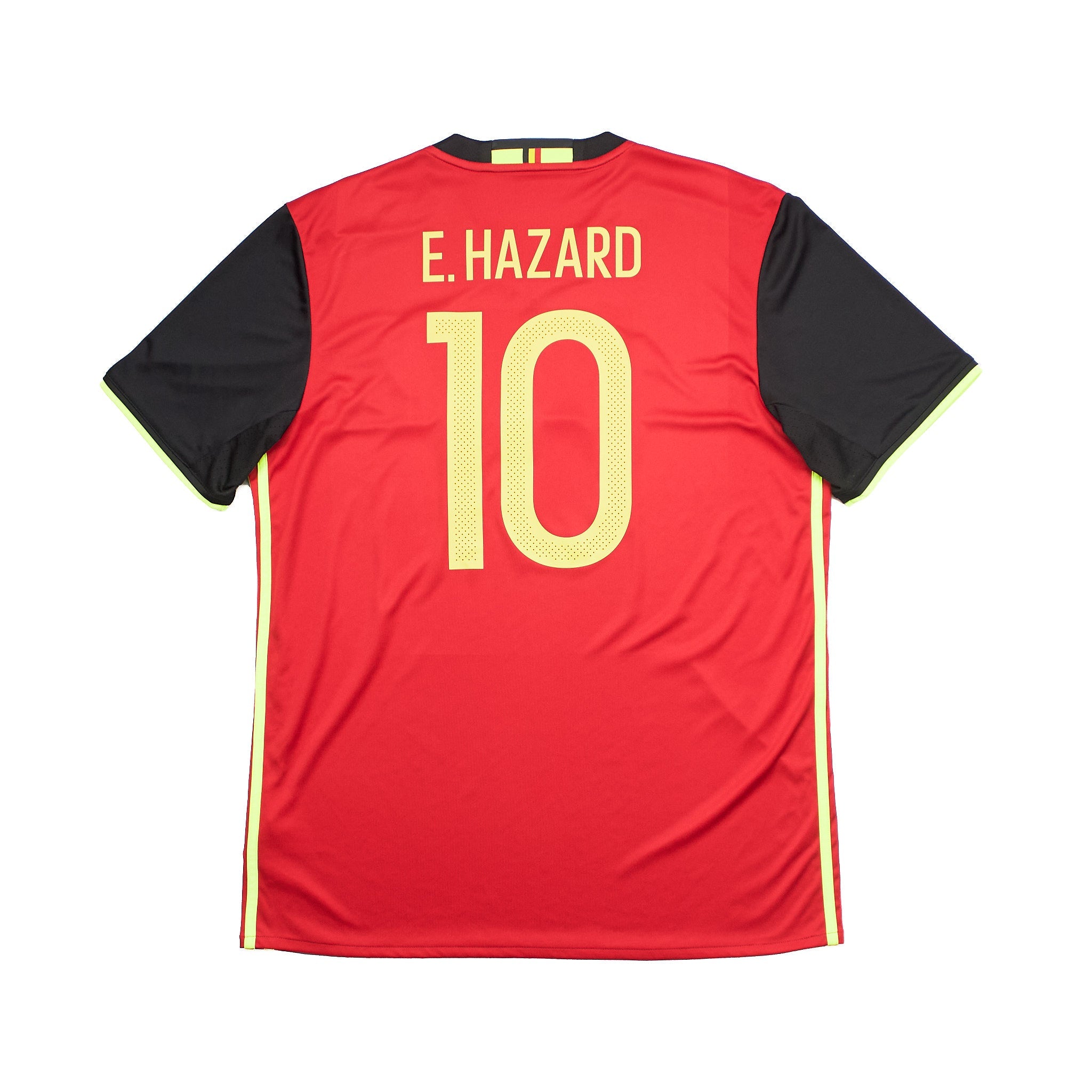 Buy 2016/17 Belgium Hazard 10 Home Shirt (L) Adidas ~ Free worldwide shipping ~ Authentic Vintage Football Shirts from Cult Kits