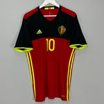 Shop 2016/17 BELGIUM HAZARD #10 HOME SHIRT (L) ADIDAS, classic football shirts, vintage football shirts & retro soccer jerseys at Cult Kits