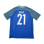 Buy 2016/17 Brazil Hulk 21 Away Shirt (L) Nike ~ Free worldwide shipping available ~ Authentic Vintage Football Shirts from Cult Kits
