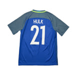 Buy 2016/17 Brazil Hulk 21 Away Shirt (M) Nike ~ Free worldwide shipping ~ Authentic Vintage Football Shirts from Cult Kits