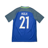 Buy 2016/17 Brazil Hulk 21 Away Shirt (M) Nike ~ Free worldwide shipping ~ Authentic Vintage Football Shirts from Cult Kits