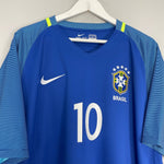 Shop 2016/17 BRAZIL NEYMAR JR #10 *BNWT* AWAY SHIRT (XXL) NIKE, classic football shirts, vintage football shirts & retro soccer jerseys at Cult Kits