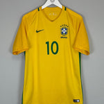 2016/17 BRAZIL NEYMAR JR 10 HOME SHIRT (M) NIKE - Cult Kits - Medium - Buy Vintage Football Shirts, Authentic Retro Football Shirts For Sale, Classic Football Shirts & Soccer Jersey