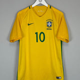 2016/17 BRAZIL NEYMAR JR 10 HOME SHIRT (M) NIKE - Cult Kits - Medium - Buy Vintage Football Shirts, Authentic Retro Football Shirts For Sale, Classic Football Shirts & Soccer Jersey