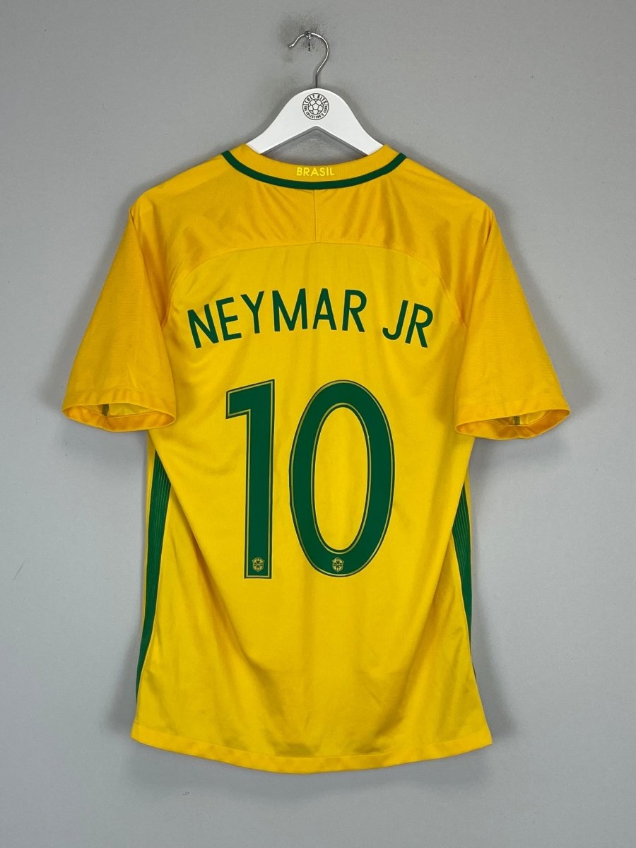 2016/17 BRAZIL NEYMAR JR 10 HOME SHIRT (M) NIKE - Cult Kits - Medium - Buy Vintage Football Shirts, Authentic Retro Football Shirts For Sale, Classic Football Shirts & Soccer Jersey