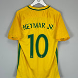 2016/17 BRAZIL NEYMAR JR 10 HOME SHIRT (M) NIKE - Cult Kits - Medium - Buy Vintage Football Shirts, Authentic Retro Football Shirts For Sale, Classic Football Shirts & Soccer Jersey