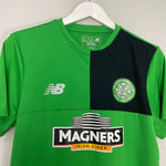 Shop 2016/17 CELTIC TRAINING SHIRT (M) NEW BALANCE, classic football shirts, vintage football shirts & retro soccer jerseys at Cult Kits