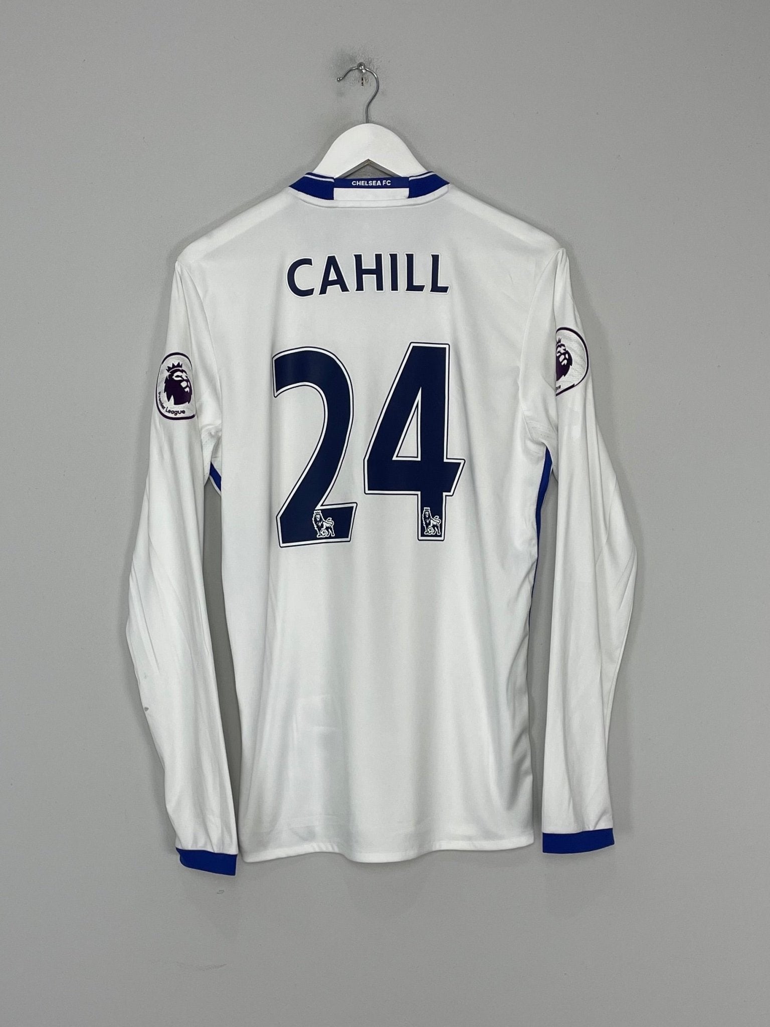 Shop 2016/17 CHELSEA CAHILL #24 L/S THIRD SHIRT (M) ADIDAS, classic football shirts, vintage football shirts & retro soccer jerseys at Cult Kits
