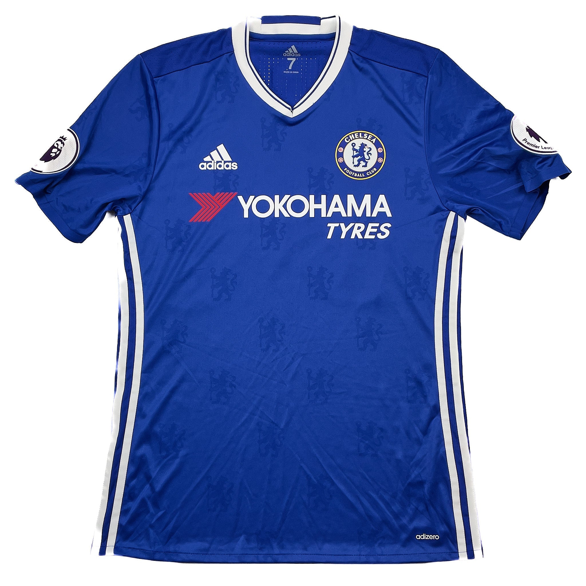 Buy 2016/17 CHELSEA DAVID LUIZ 30 *MATCH WORN vs MANCHESTER UNITED* HOME SHIRT (M) ADIDAS ~ Free worldwide shipping available ~ Authentic Vintage Football Shirts from Cult Kits