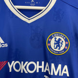 Shop 2016/17 CHELSEA HAZARD #10 HOME SHIRT (M) ADIDAS, classic football shirts, vintage football shirts & retro soccer jerseys at Cult Kits