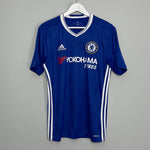 Shop 2016/17 CHELSEA HAZARD #10 HOME SHIRT (M) ADIDAS, classic football shirts, vintage football shirts & retro soccer jerseys at Cult Kits