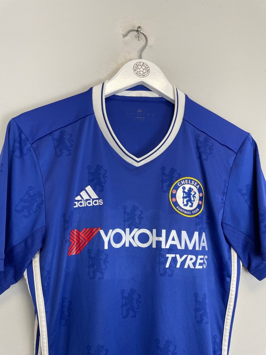 2016/17 CHELSEA HAZARD 10 HOME SHIRT (S) ADIDAS - Cult Kits - Small - Buy Vintage Football Shirts, Authentic Retro Football Shirts For Sale, Classic Football Shirts & Soccer Jersey