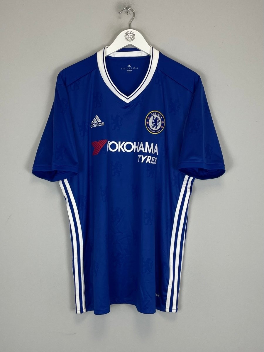 2016/17 CHELSEA HAZARD 10 HOME SHIRT (XL) ADIDAS - Cult Kits - XL - Buy Vintage Football Shirts, Authentic Retro Football Shirts For Sale, Classic Football Shirts & Soccer Jersey